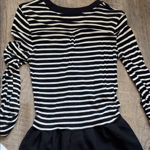 Striped Peplum Top - Picture 5 of 5